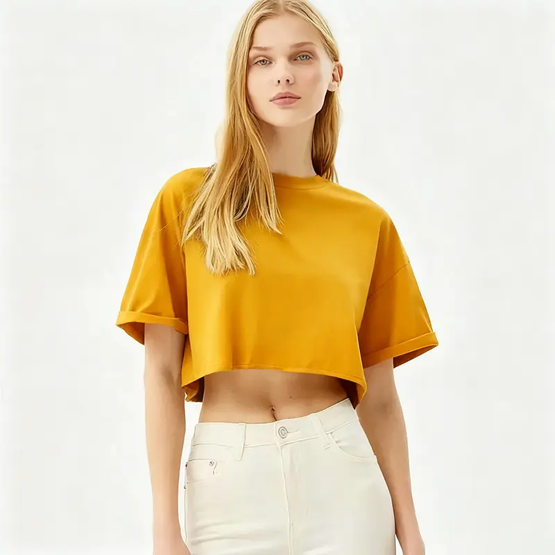 Summer New Pure Cotton Korean Loose Fit Casual Short Sleeve T-Shirt for Europe